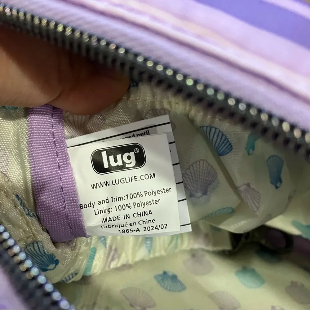 Lug East West Crossbody - Bebop Love Waves Purple NWOT - Picture 9 of 11